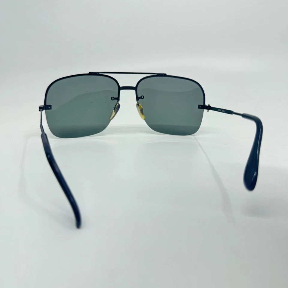 Gafas de sol vintage Cool Ray estilo aviador marcos negro verde lente H9351 Foto 3 de 4