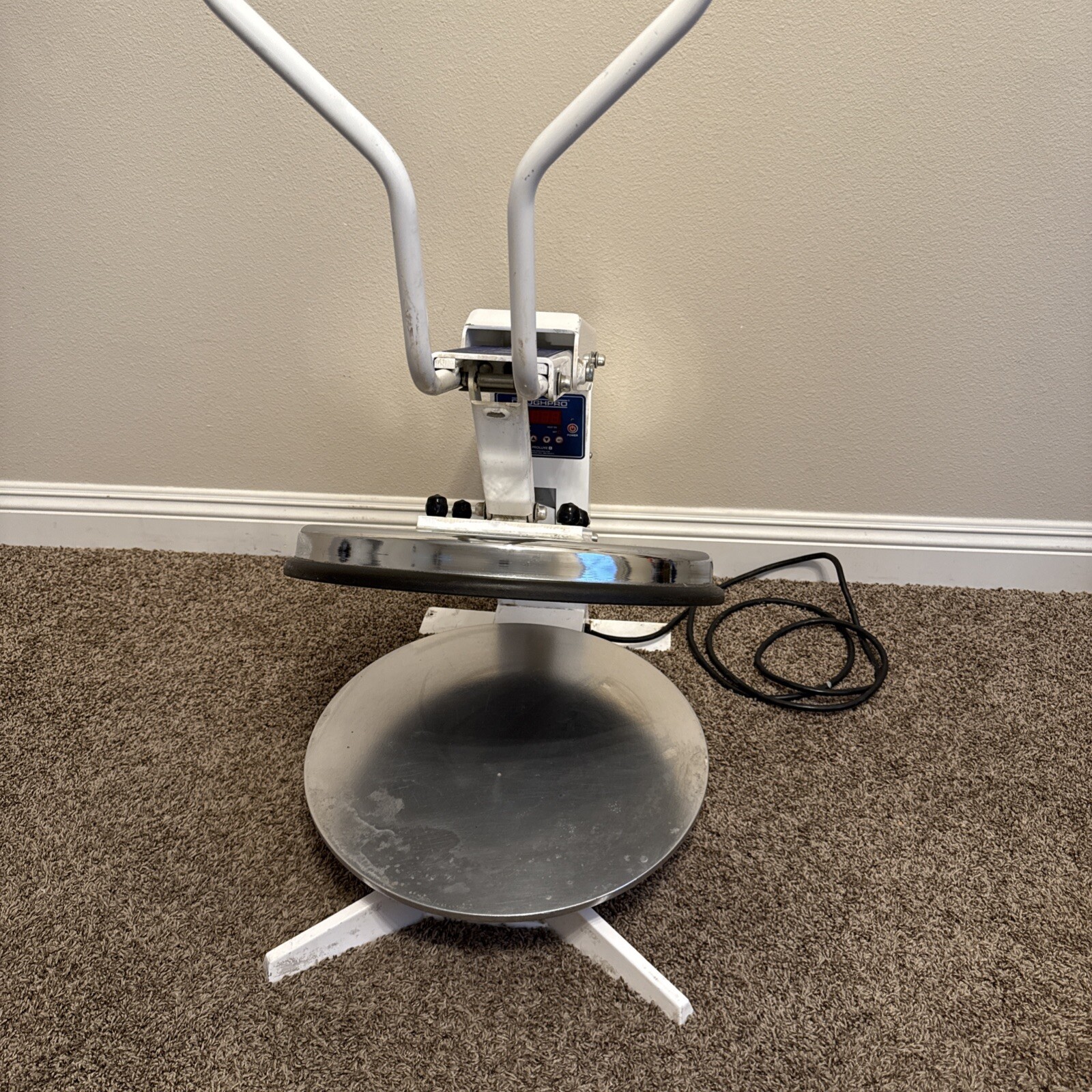 Proluxe DoughPro PP1818 Commercial Pizza Dough Manual Press Tortilla Warmer