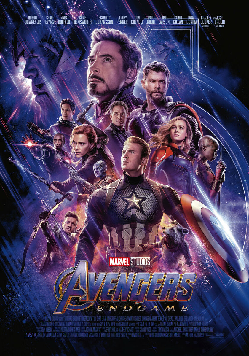 Avengers Endgame Movie Poster Print Art 8x10 11x17 16x20 22x28