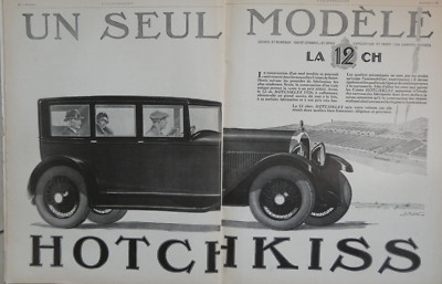 Publicité Presse Originale De 1926 - Automobile Delage - Noir Et Blanc
