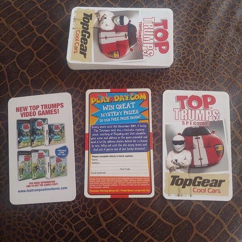 TOP TRUMPS SPECIALS TOPGEAR COOL CARS - 第 1/5 張圖片