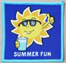 1 Summer fun girl guide girlguide boy scout blanket badge patch patches badges