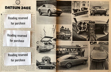 Vintage 1970 Datsun 240z Original Article Ad Ip141 Vintage 1970 Datsun 240z Original Article Ad Ip141