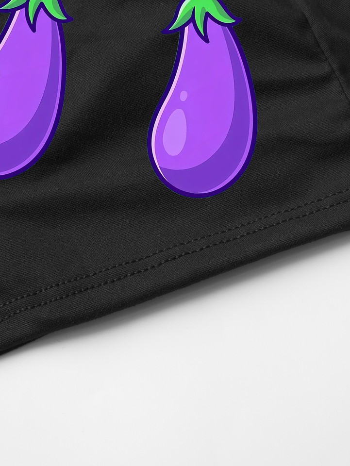 Men's thin boxers with fun eggplant and quirky printed breathable