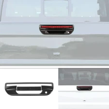 For Jeep Gladiator JT 20-25 Carbon Exterior Rear Door Tailgate Handle Cover Trim