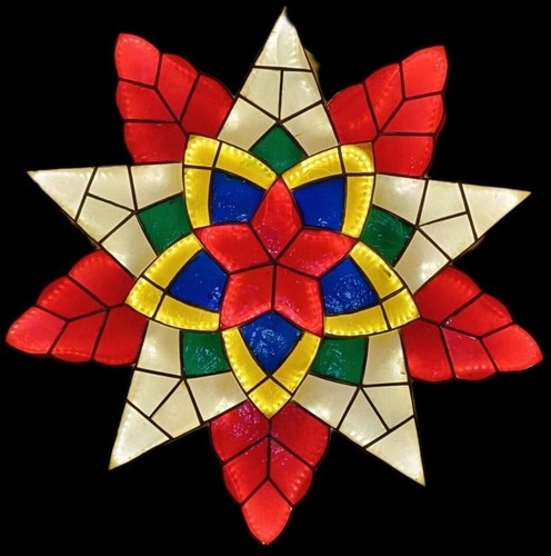 Christmas Capiz Parol LED Starlight 19 & 24" Make an offer PM - Picture 2 of 3