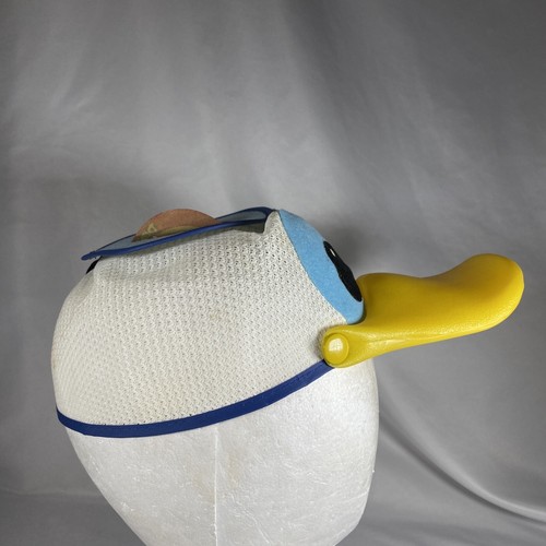Vintage Disney Donald Duck Squeaky Beak Mesh Baseball Hat Cap 70s 80s - Picture 4 of 8