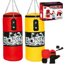 Heavy Duty Punching Bag Training Set 2 - 4FT Boxing MMA Fitness Training Bag