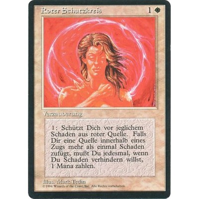 MTG \>> Circle of Protection: Red (Foreign Black Bordered) //
