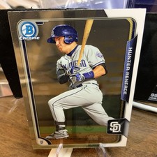 2015 BOWMAN CHROME BASEBALL PROSPECT HUNTER RENFROE ROOKIE CARD #BCP122 MINT