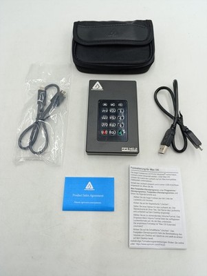 Apricorn Aegis Fortress L3 1TB Encrypted HDD - New Open Box FIPS 140-2 L3_0,5_6