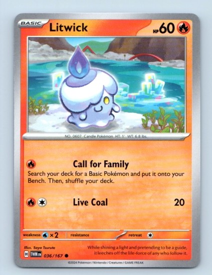 Litwick 036/167 ~ Common English Near Mint