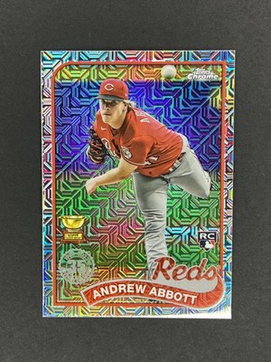 Andrew Abbott RC 2024 Topps Chrome 1989 Silver Pack Mojo Reds - #T89C-8