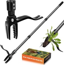 GOXAWEE 45 Steel Stand Up Weed Puller - No Be...