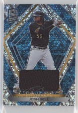 2020 Panini Chronicles Spectra Neon Blue Prizm Swatches 36/99 Josh Bell #45 w1s