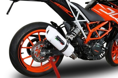 Auspuff GPR Albus White zugelassen KTM Duke 390 2017-2018 Neu