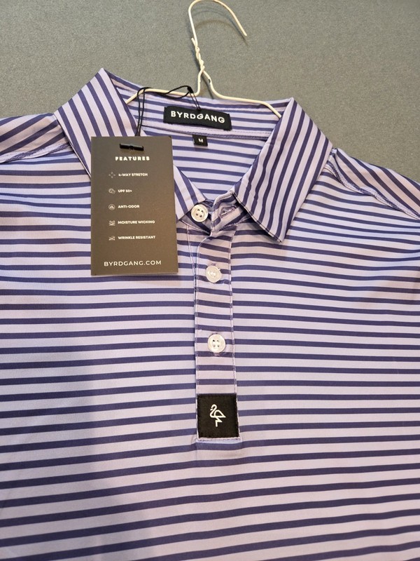 Mens Golf Polo, Byrdgang. Medium Polo. NWT.