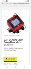 Lutz Drum Pump Flow Meter 0231-042
