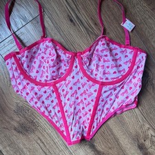 CALZEDONIA Barbie x Tezenis Top Type Balconette Bra, UK 38B (EU 85B), pink, new