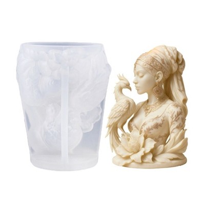 African Goddess Silicone Molds For Resin Casting Handmade Soap