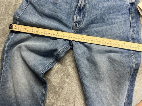 MOTHER SUPERIOR woman's High Rise Bootcut Loose Leg Light Blue jeans, SZ 27 - Picture 11 of 16