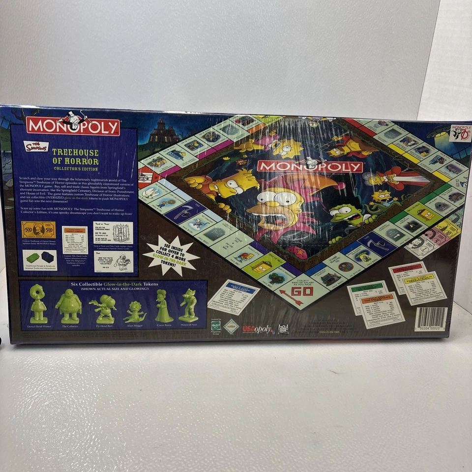 SIMPSONS Treehouse of Horror MONOPOLY Sealed New Hasbro 2005 VTG Collectors Read - Image 3 of 4