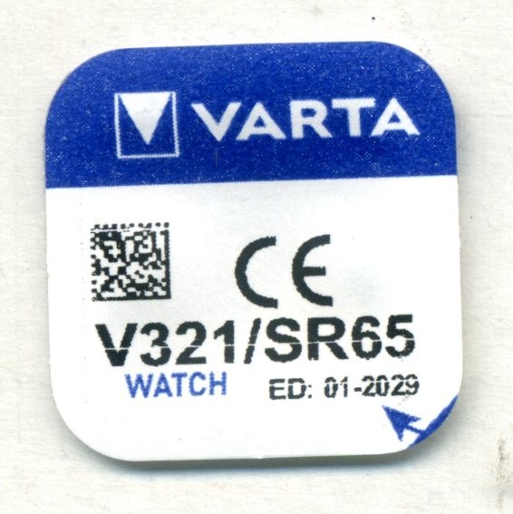 321 Varta SR616SW SR65 V321 D321 1.55V Silver Oxide Watch Cell Battery