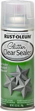267736 Specialty Glitter Spray Paint, 10.25 Oz, Clear Sealer