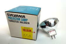 pair of lamps SYLVANIA PROJECTOR LAMP TRU-BEAM EFM 8V 50W