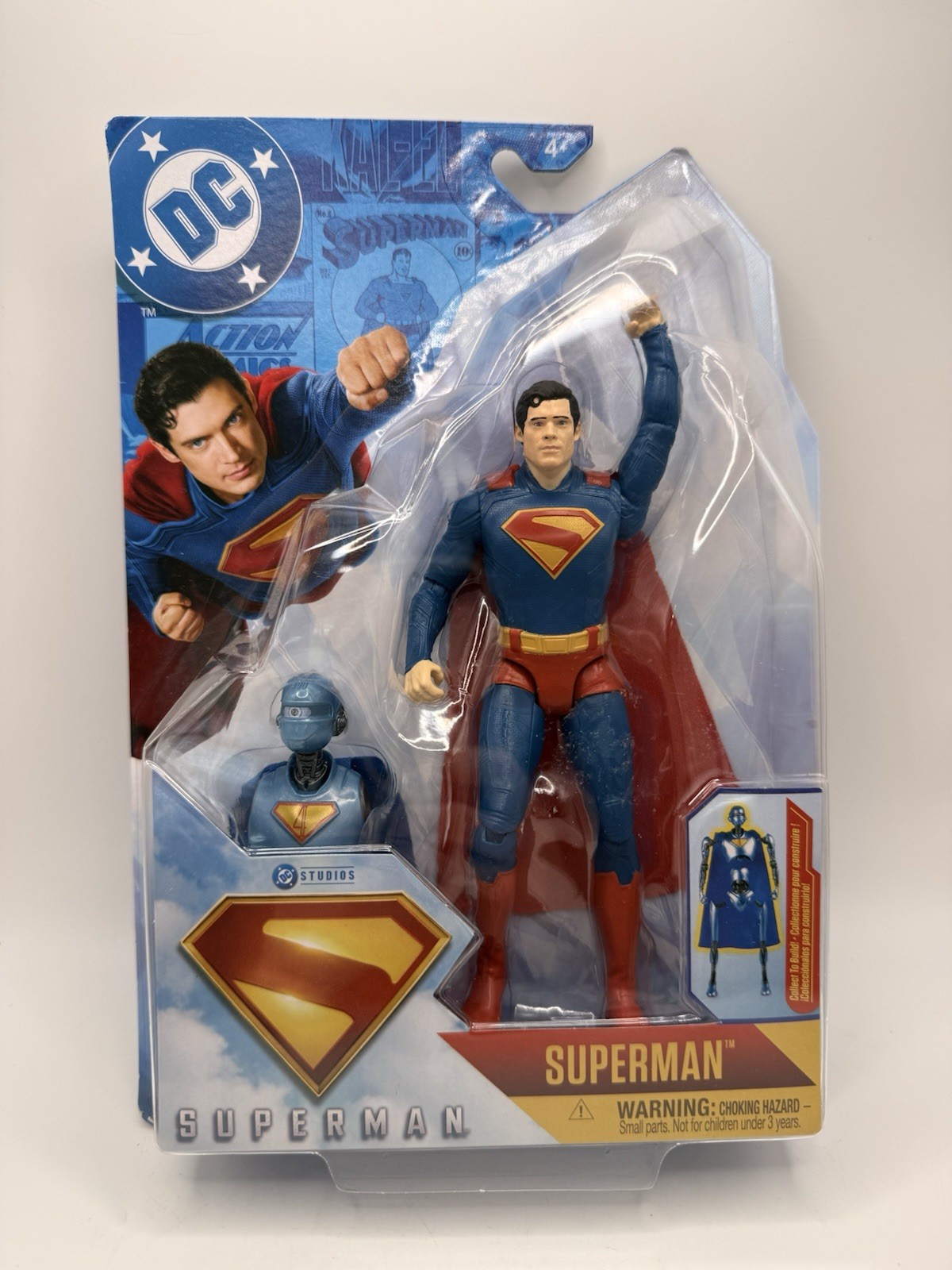 DC Comics SUPERMAN, Superman 6-inch Action Figure, for Ages 