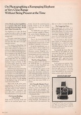 Hasselblad - 500/EL/M Camera - Original Magazine Ad - 1977