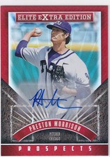 2015 Panini Elite Extra Edition PROSPECTS #176 PRESTON MORRISON AUTOGRAPH R/C