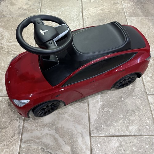 Radio Flyer My 1st Tesla Model Y Kids Ride On Toy Red & Black With Working Horn