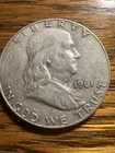 1961 D Franklin Half 90% Silver.  Almost Uncirculated Condition. Free Shipping.