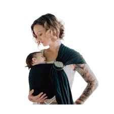 Nalakai Luxury Ring Sling Baby Carrier, Soft Linen Blend Baby Sling... Fast Ship