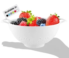 6-inch Small Colander BPA-Free Dishwasher Safe Double Handles Compact Food S