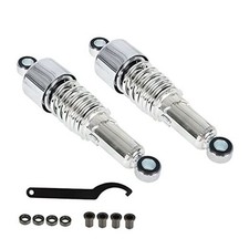 1Pair 10.5inch 267mm Rear Shocks Replacement for Sportster 883 1200 Silver