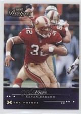 2002 Playoff Prestige Xtra Points Purple 48/150 Kevan Barlow #123 0o9