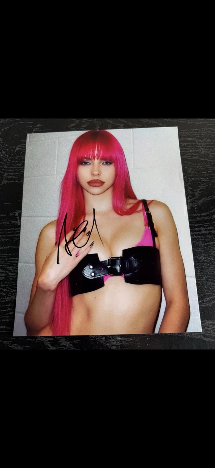 Jergova 8x10 Photo Rising Pop Star *Proof