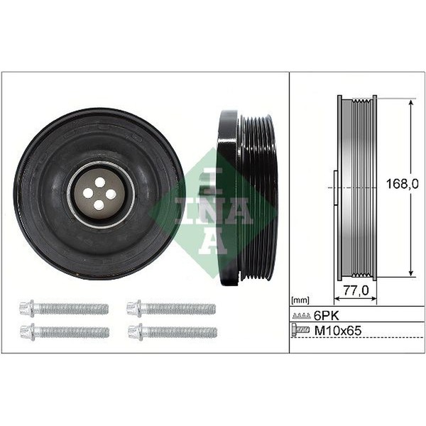 Schaeffler INA 544 0130 20 Riemenscheibe, Kurbelwelle-image