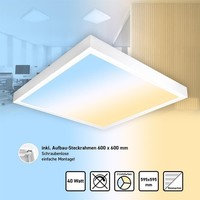 Led Panel 60X60 3CCT 3000K 4000K 6000K 3400Lm Flimmerfrei Alu Aufbaurahmen