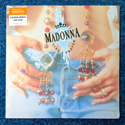 #ad MADONNA SEALED LIKE A PRAYER 12#x27;#x27; RED VINYL SAINSBURY#x27;S UK 2016 LIMITED LP $295.00