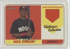 2018 Heritage Minor League Edition Clubhouse Collection Relics Nick Gordon 10k8