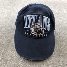 Tennessee Titans Hat Cap Strap Back Mens One Size Blue NFL Football Team Apparel
