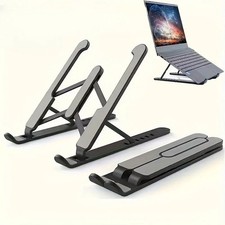 Foldable Laptop Stand Portable Notebook Holder Adjustable Desk Riser Universal