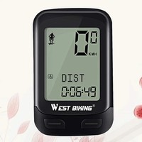 Wireless Bike Computer Speedometer Odometer Waterproof LCD MTB Road Cycling Blac