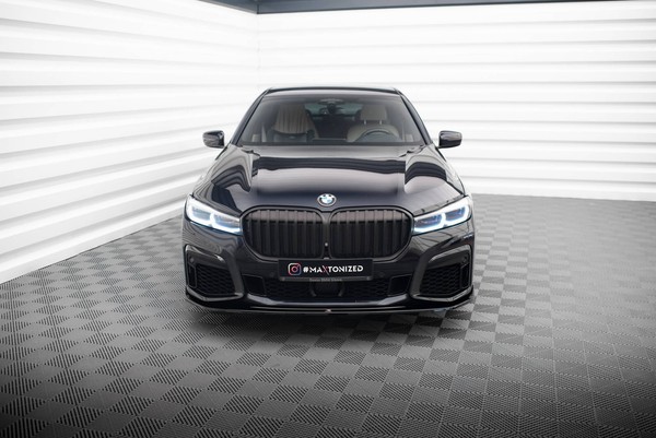 Maxton Design Frontlippe V.4 Passend FüR BMW 7 M-Paket G11 / G12 FL Schwarz Hoch-image