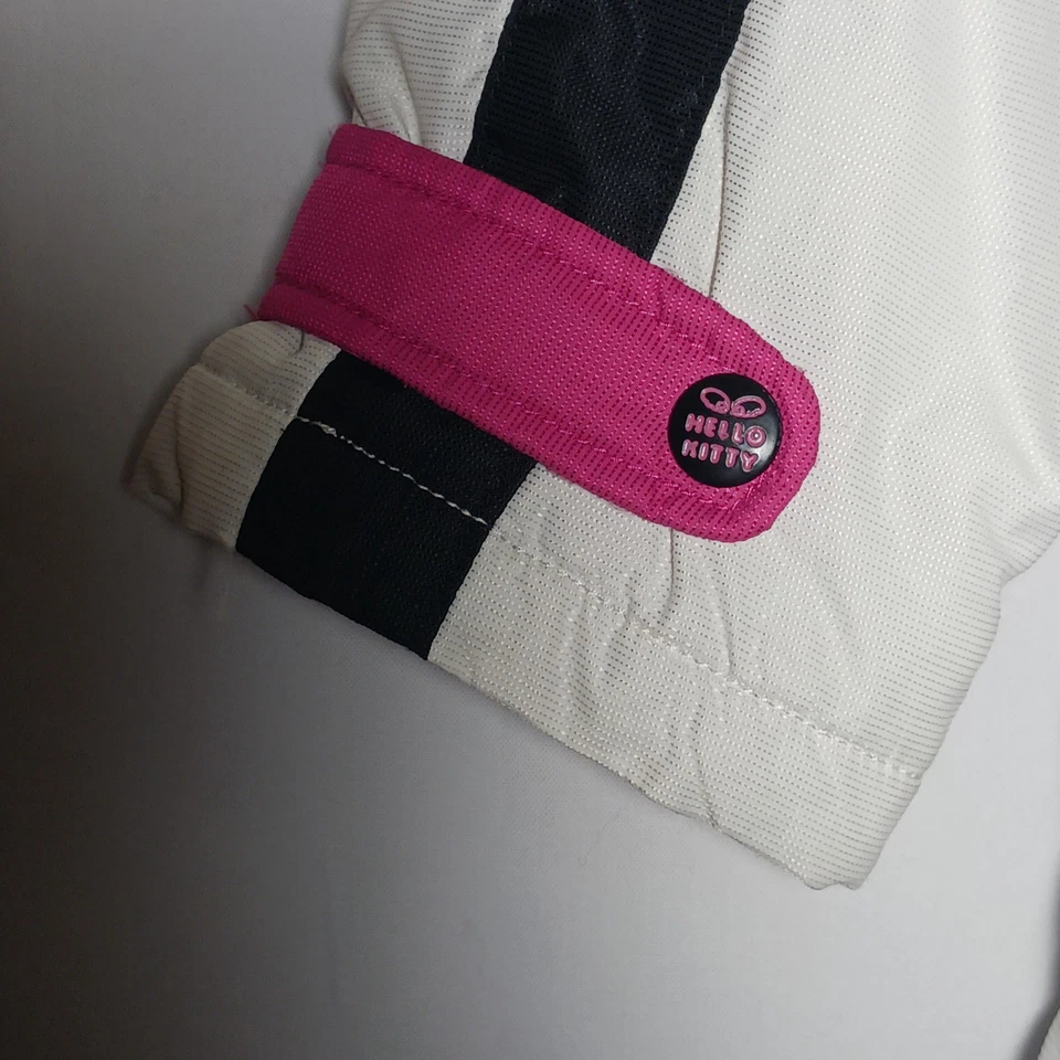 Chaqueta de invierno aislante con capucha blanca para niña Hello Kitty talla 120 (5T EE. UU.) Foto 3 de 4