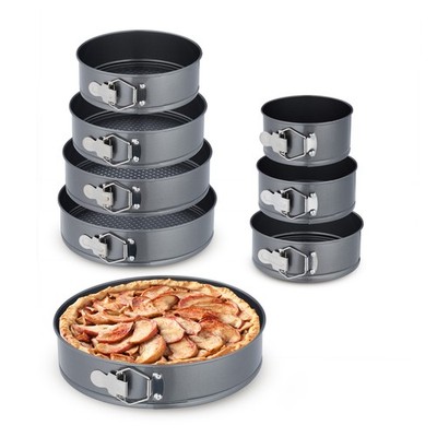 Springform set 8 Stück Edelstahl Kuchenbackformen Set Tortenformen Set 8 Größen
