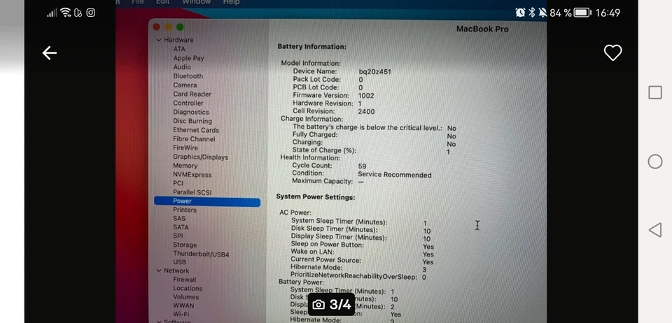 Apple MacBook Pro 2020 M1 13.3" - Bild 3 von 4